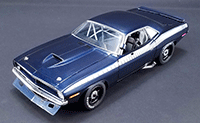 Show product details for Acme - Plymouth Trans Am Barracuda Hard Top (1970, 1/18 scale diecast model car, Metallic Blue) 1806101B