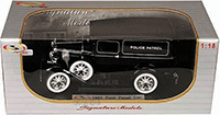 Show product details for Signature Models - Ford Panel Police Patrol Car (1931, 1/18 scale diecast model car, Black) 18143