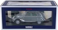 Show product details for Norev - Citroën 2CV AZL Malle Bombee Hard Top (1957, 1/18 scale diecast model car, Grey) 181499