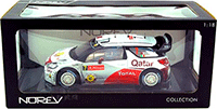 Norev - Citroen DS3 WRC Race Car #7 Al-Attiyah / Bernacchini (Rallye du Portugal 2012, 1/18 scale diecast model car) 181558
