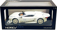 Show product details for Norev - GT by Citroen Hard Top (Salon de Paris 2008, 1/18 scale diecast model car, White) 181610
