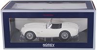 Show product details for Norev - AC Cobra 289 Convertible (1963, 1/18 scale diecast model car, White) 182752