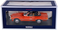 Show product details for Norev - Mercedes-Benz 300 SL Convertible (1986, 1/18 scale diecast model car, Red Metallic) 183467
