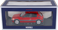 Show product details for Norev - Peugeot 205 GTi 1.6 Coupe (1988, 1/18 scale diecast model car, Vellelunga Red) 184853
