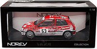 Show product details for Norev - Renault Clio 16S Race Car #53 (1991, 1/18 scale diecast model car) 185233