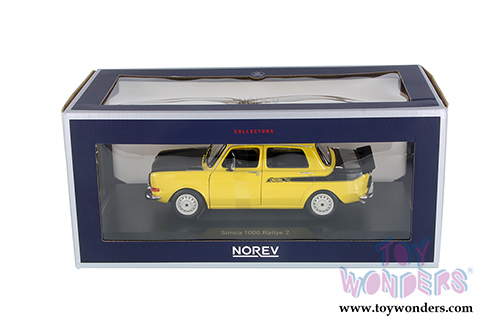 Norev - Simca 1000 Rally 2 Hard Top (1976, 1/18 scale diecast model car, Maya Yellow) 185708