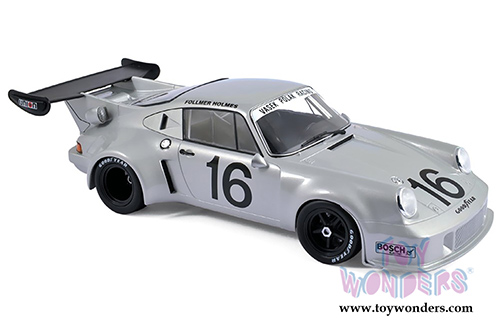 Norev - Porsche 911 RSR #16 Mid-Ohio 3 Hours Follmer/Holmes Hard Top (1977, 1/18 scale diecast model car, Gray) 187427