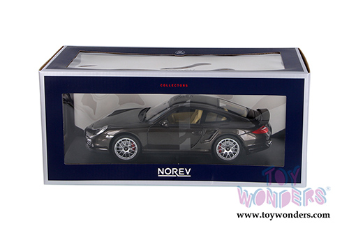 Norev - Porsche 911 Turbo Hard Top (2010, 1/18 scale diecast model car, Brown Metallic) 187622