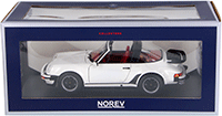 Norev - Porsche 911 Turbo Targa (1987, 1/18 scale diecast model car, White) 187660