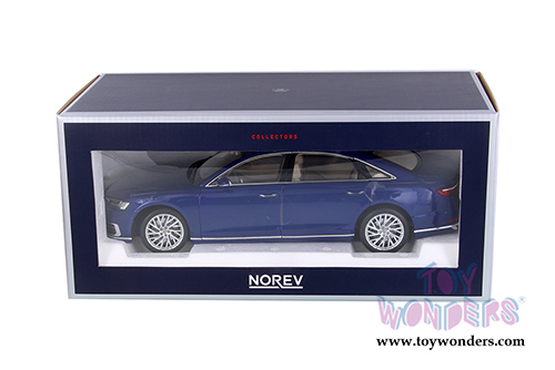 Norev - Audi A8 L Hard Top (2017, 1/18 scale diecast model car, Blue Metallic) 188365
