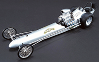 Show product details for GMP - "The Chizler V" Vintage Dragster (1/18 scale diecast model car, Silver) 18847