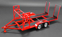 So-Cal Speed Shop Tandem Car Trailer (1/18 scale diecast model, Red) 18907