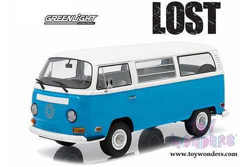 Greenlight - Artisan LOST Volkswagen Type 2 Bus (1971, 1/18 scale diecast model car, Blue) 19011