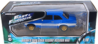 Greenlight Fast & Furious - Brian's Ford Escort RS2000 MKI Hard Top (1974, 1/18 scale diecast model car, Blue) 19038