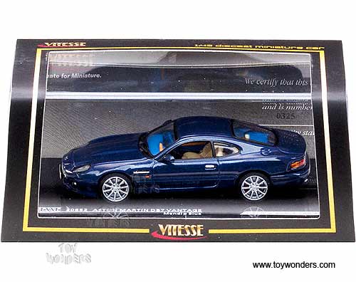 Sun Star Vitesse - Aston Martin DB7 Vantage Hard Top (1/43 scale diecast model car, Mendip Blue) 20652