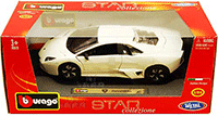 Show product details for BBurago Star - Lamborghini Reventon Hard Top (1/24 scale diecast model car, White) 21041W