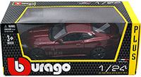 Show product details for BBurago - Jaguar XKR-S Hard Top (1/24 scale diecast model car, Red) 21063