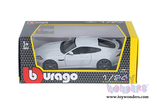 BBurago - Jaguar XKR-S Hard Top (1/24 scale diecast model car, White) 21063W