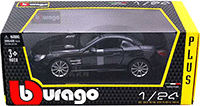 Show product details for BBurago - Mercedes-Benz SL 65 AMG Hard Top (1/24 scale diecast model car, Black) 21066BK