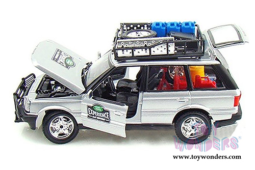 BBurago - Range Rover Safari Experience (1/24 scale diecast model car, Silver) 22061SV