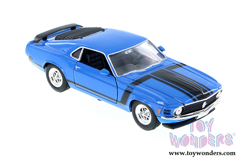 Welly - Ford Mustang Boss 302 Hard Top (1970, 1/24 scale diecast model car, Blue) 22088WBU