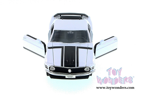 Welly - Ford Mustang Boss 302 Hard Top (1970, 1/24 scale diecast model car, White) 22088WWT