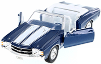 Welly - Chevy Chevelle SS454 Convertible (1971, 1/24 scale diecast model car, Asstd.) 22089/4D