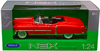 Show product details for Welly - Cadillac® Eldorado™ Convertible (1953, 1/24 scale diecast model car, Red) 22414CWR