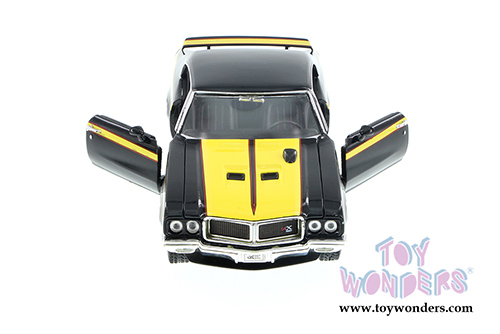 Welly - Buick GSX  Hard Top (1970, 1/24 scale diecast model car, Black) 22433WBK