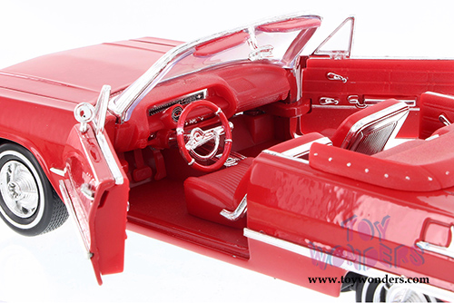Welly - Chevrolet® Impala™ Convertible (1963, 1/24 scale diecast model car, Red) 22434WR