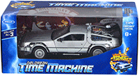 Welly - Back to the Future II DeLorean Time Machine (1/24 scale diecast model car, Silver) 22441W/24