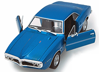 Show product details for Welly - Pontiac Firebird Hard Top (1967, 1/24 scale diecast model car, Asstd.) 22502/4D