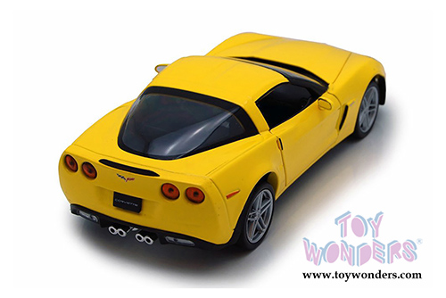 Welly - Chevrolet® Corvette® Z06 Hard Top (2007, 1/24 scale diecast model car, Yellow) 22504WYL