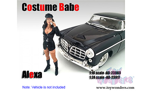 American Diorama Figurine - Costume Babe Alexa (1/18 scale, Black) 23869