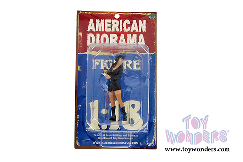American Diorama Figurine - Costume Babe Brooke (1/18 scale, Black) 23870