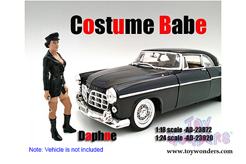 American Diorama Figurine - Costume Babe Daphne (1/24 scale, Black) 23920