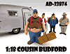 Show product details for American Diorama Figurine - Trailer Park Figures Series 1 Cousin Budford (1/18 scale) 23874