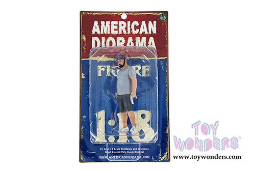 American Diorama Figurine - Hotrodders - Robert (1/18 scale, Gray) 24009