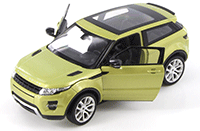 Show product details for Welly - Land Rover Range Rover Evoque SUV w/ Sunroof (1/24 scale diecast model car, Asstd.) 24021/4D