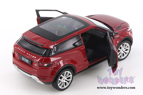 Welly - Land Rover Range Rover Evoque SUV w/ Sunroof (1/24 scale diecast model car, Red) 24021WR