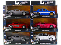 Show product details for Jada Toys Fast & Furious - Assortment Pack W22 (1/32 scale diecast model car, Asstd.) 24037W22