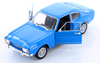 Show product details for Welly - Ford Capri Hard Top (1969, 1/24 scale diecast model car, Asstd.) 24069/4D