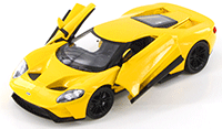 Show product details for Welly - Ford GT Hard Top (2017, 1/24 scale diecast model car, Asstd.) 24082/4D