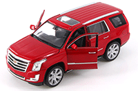 Show product details for Welly - Cadillac® Escalade® SUV (2017, 1/24 scale diecast model car, Asstd.) 24084/4D
