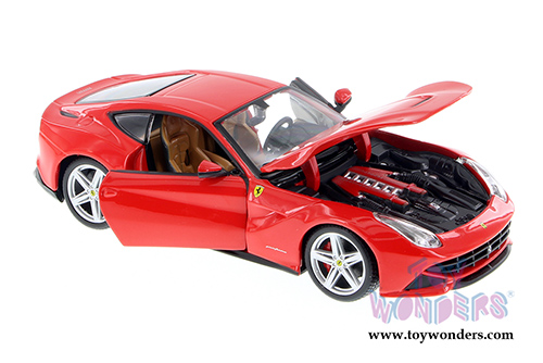 BBurago Ferrari Race & Play -  Ferrari F12 Berlinetta Hard Top (1/24 scale diecast model car, Red) 26007D