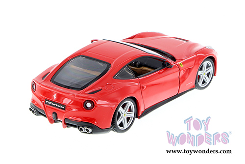 BBurago Ferrari Race & Play -  Ferrari F12 Berlinetta Hard Top (1/24 scale diecast model car, Red) 26007D