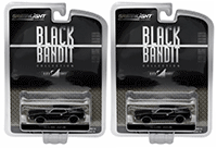Show product details for Greenlight Black Bandit - Series 14 AMC Javelin (1973, 1/64 scale diecast model car, Black) 27840B/6