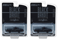 Show product details for Greenlight Black Bandit Series 18 | Dodge Coronet Black Bandit Police (1976, 1/64 scale diecast model car, Black) 27930C/48
