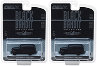 Show product details for Greenlight Black Bandit Series 18 | Chevrolet® Panel Truck (1939, 1/64 scale diecast model car, Black) 27930F/48
