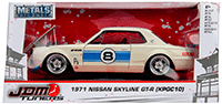 Jada Toys - Metals Die Cast | JDM Tuners™ Nissan Skyline GT-R Hard Top (1971, 1/24, diecast model car, Asstd.) 30002WA1